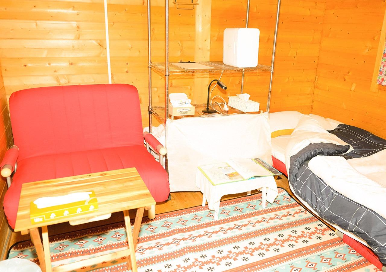 ・【ツインルーム】お一人でご利用の場合はベッド1台で広くお使いいただけます