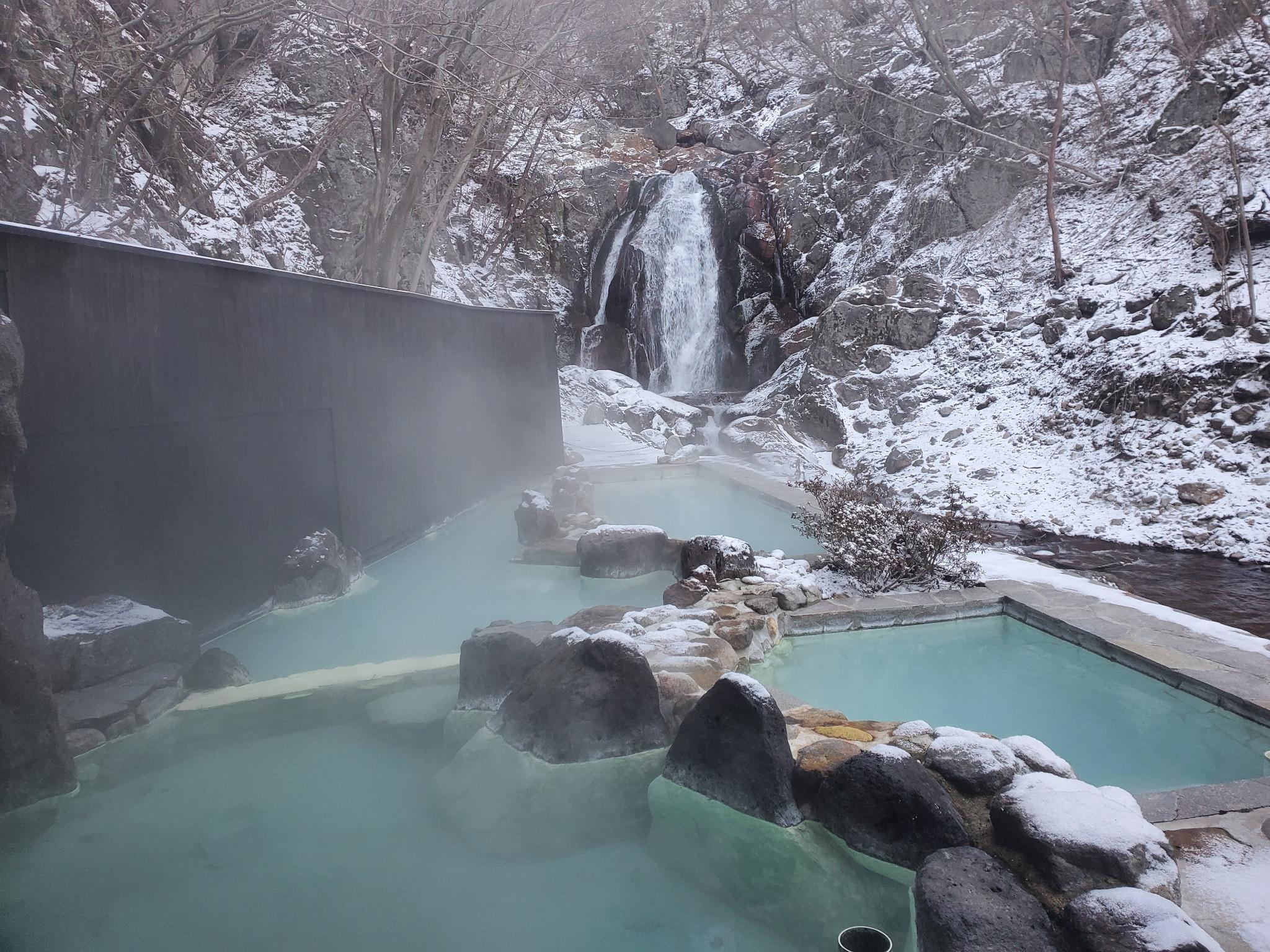 冬の赤川温泉赤川荘