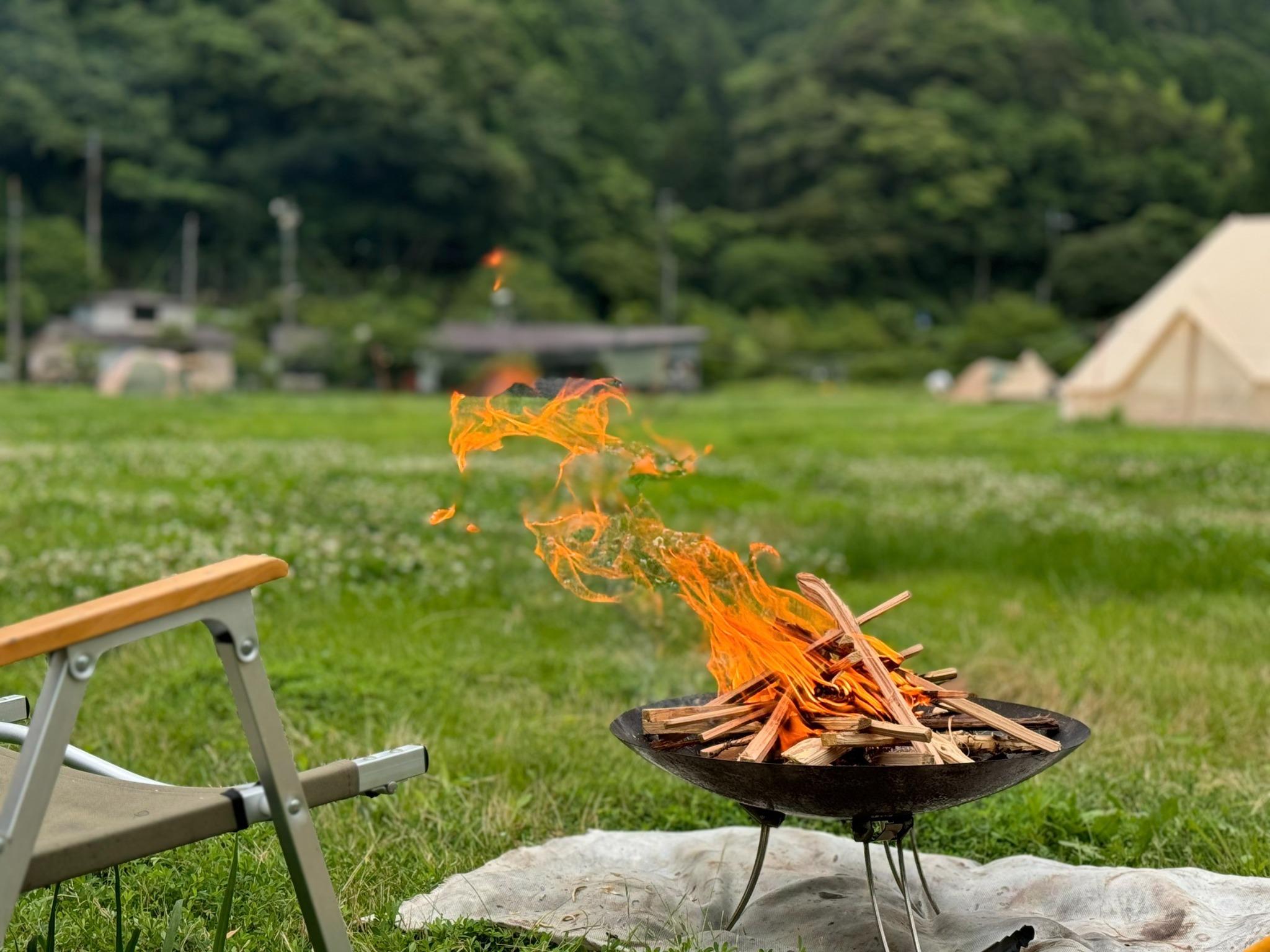 もちろん焚火も楽しめます！