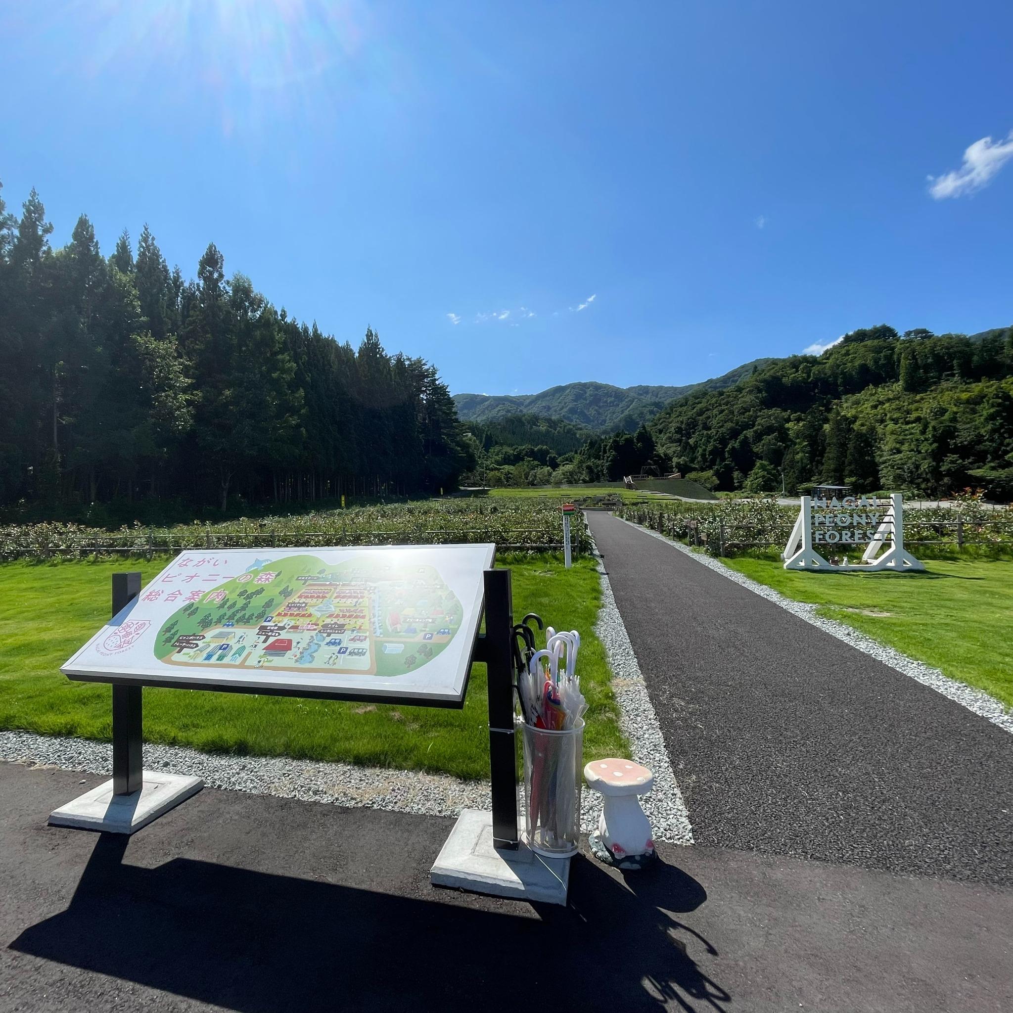 公園入口　案内看板