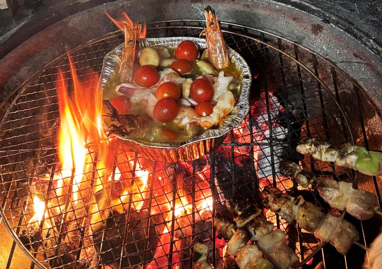 ・【BBQ】みんなで楽しくワイワイBBQ。アウトドアを満喫できます。