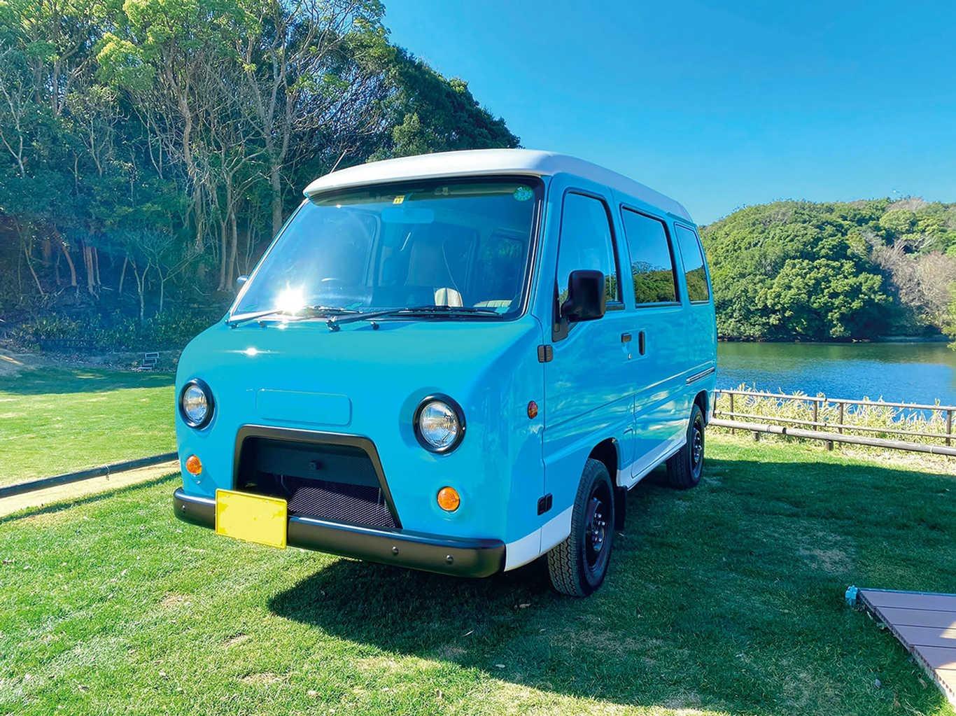 キャンプ場の車、ワズ