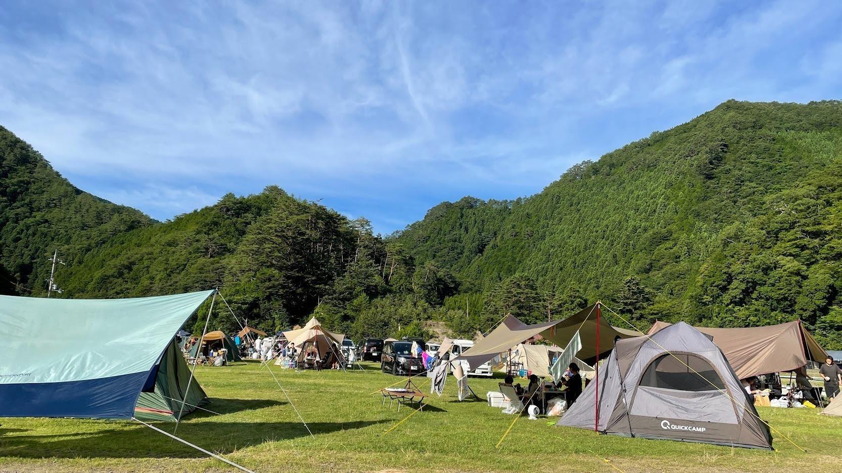 村人より多いテント村