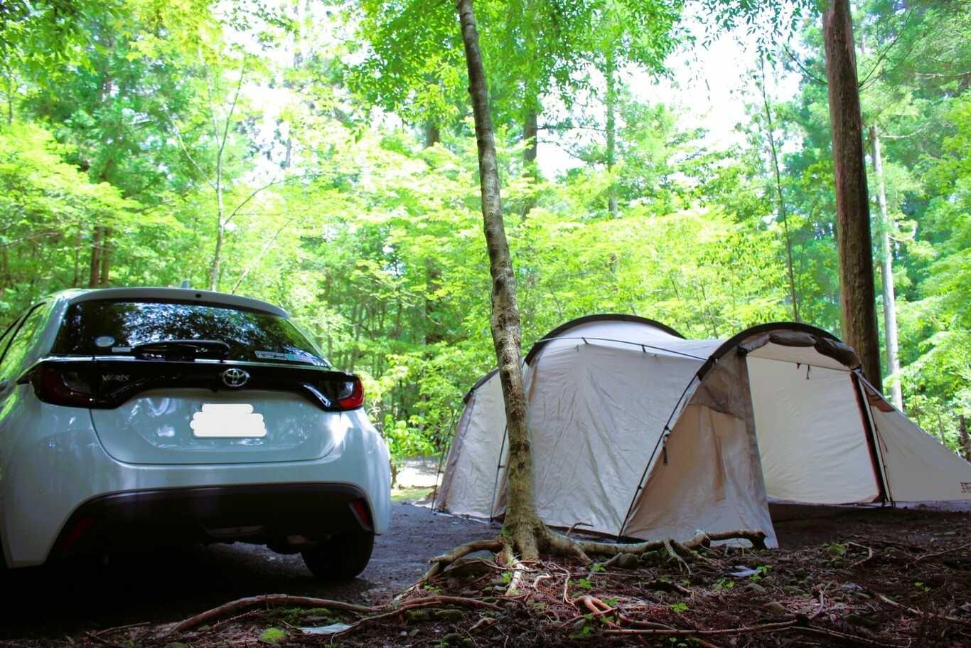 大人２名様限定オートキャンプサイトの例：40サイト（ツールームテント）