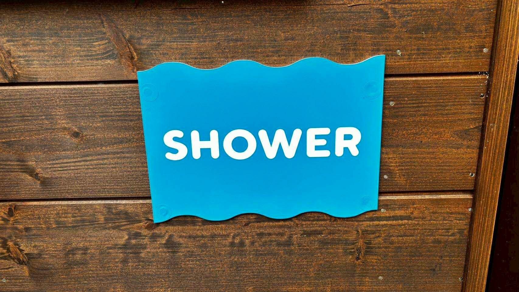 シャワー室できました　￥400