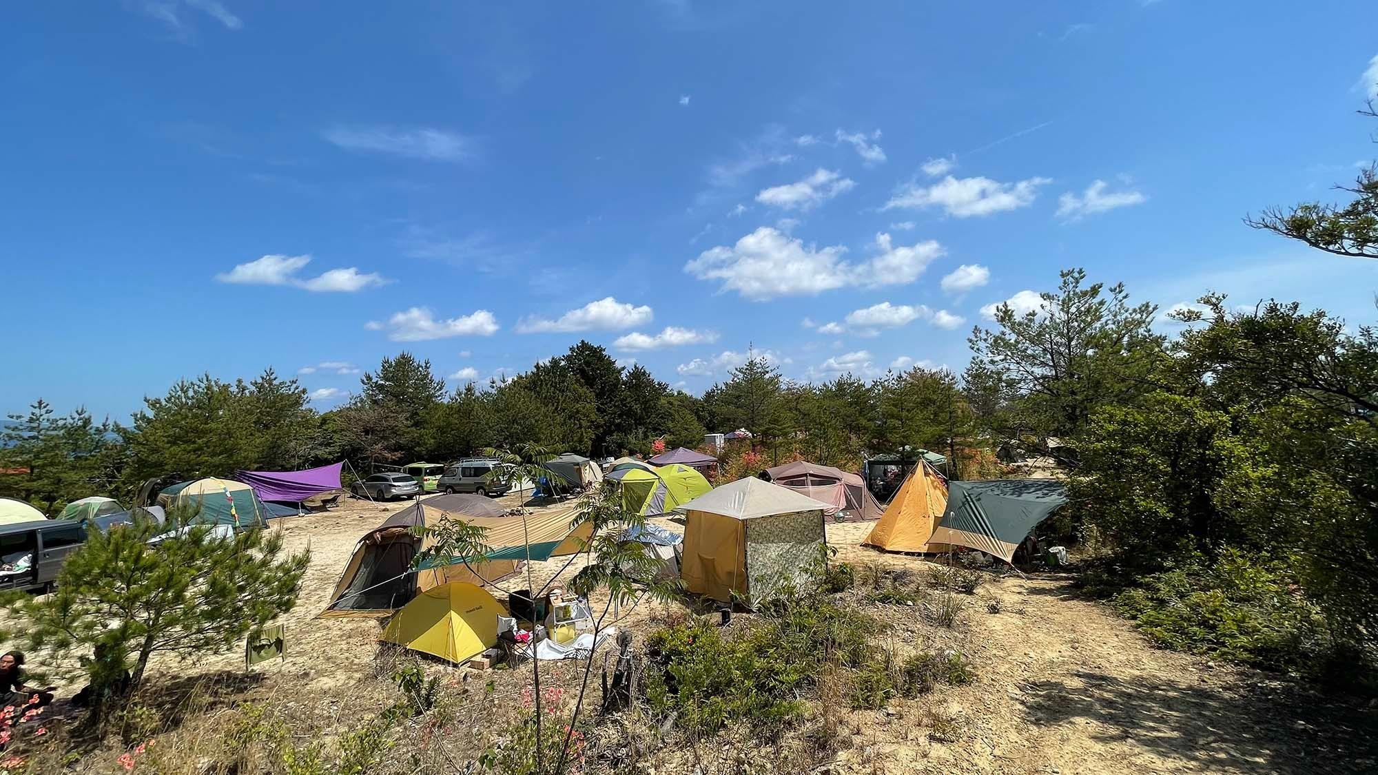 ・【オートキャンプ】星空観測をお楽しみいただくために照明などは必要最小限の設備です