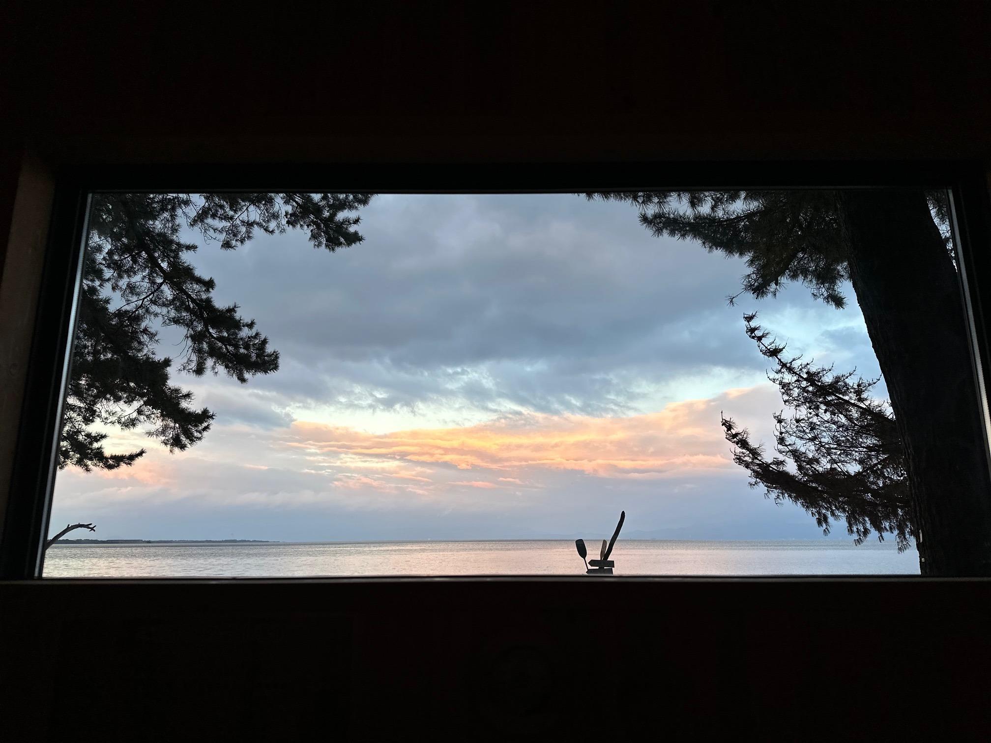 サウナ小屋からのview（季節限定）