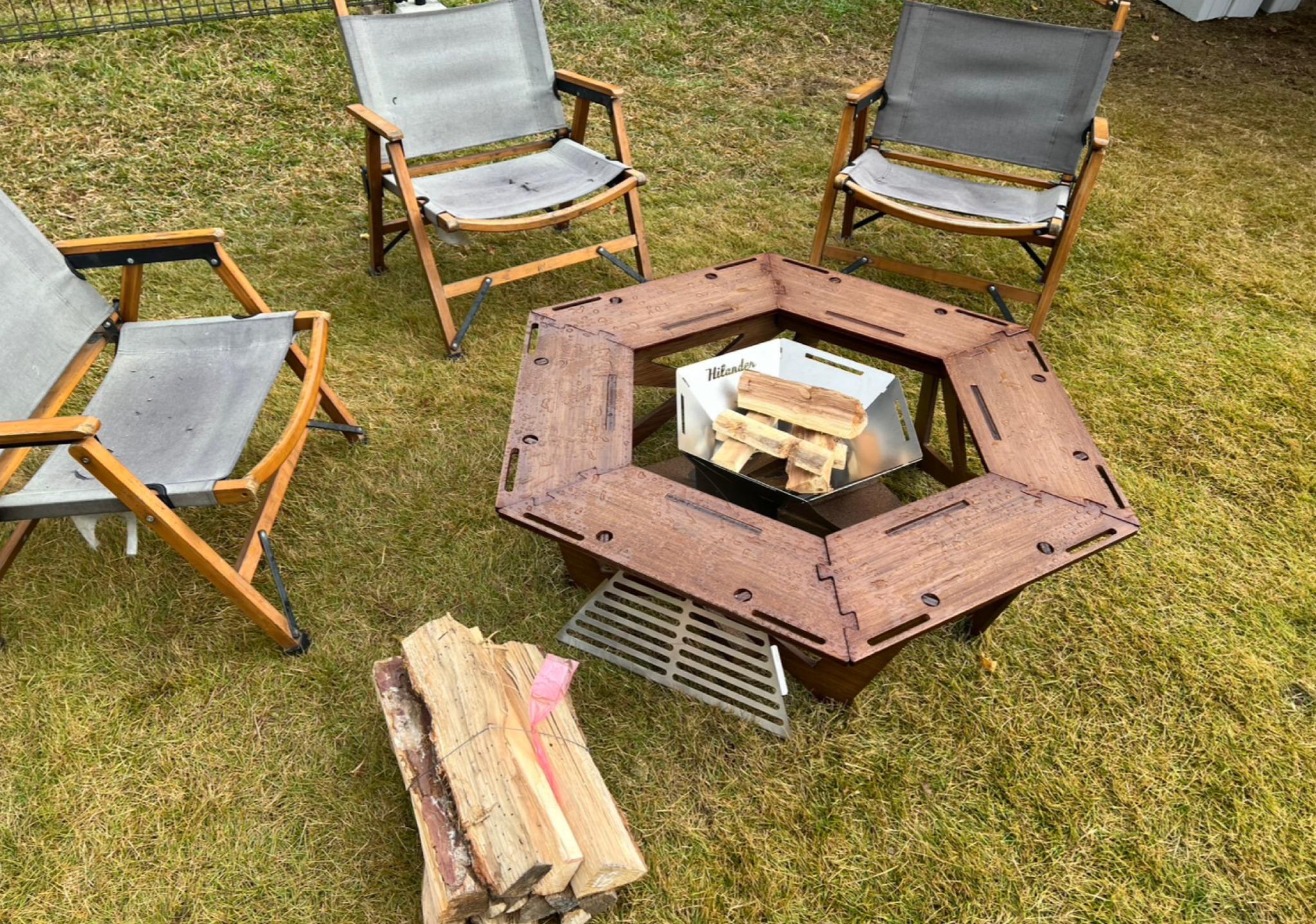 オプション「ドッグラン焚き火セット」2,750円