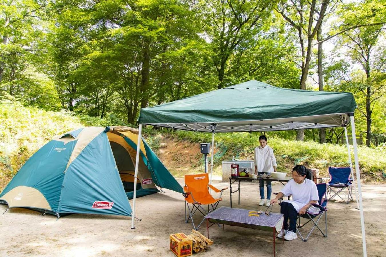休暇村 帝釈峡 くぬぎの森オートキャンプ場