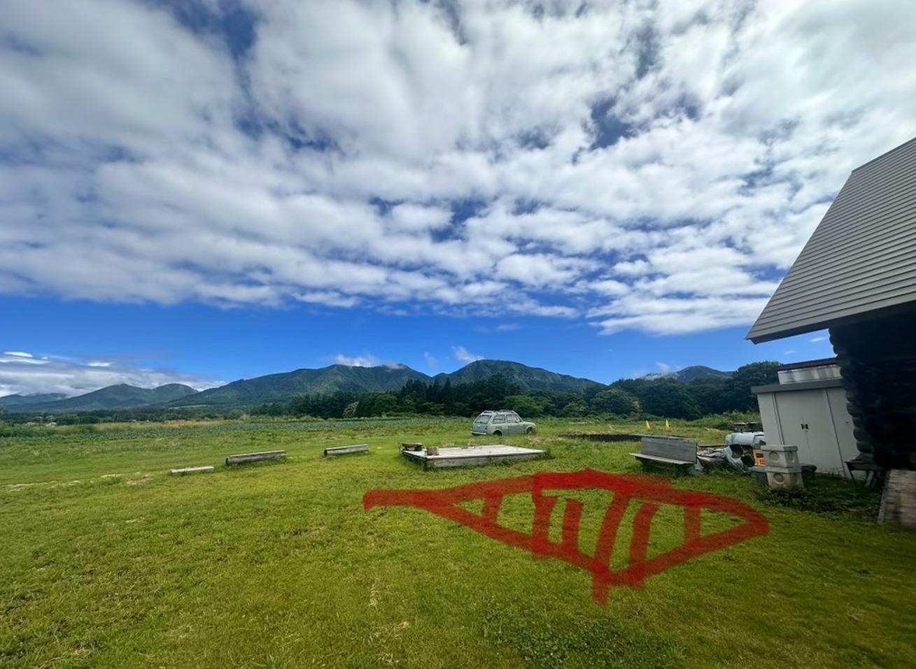 【楽天トラベルキャンプ】区画サイトの場所