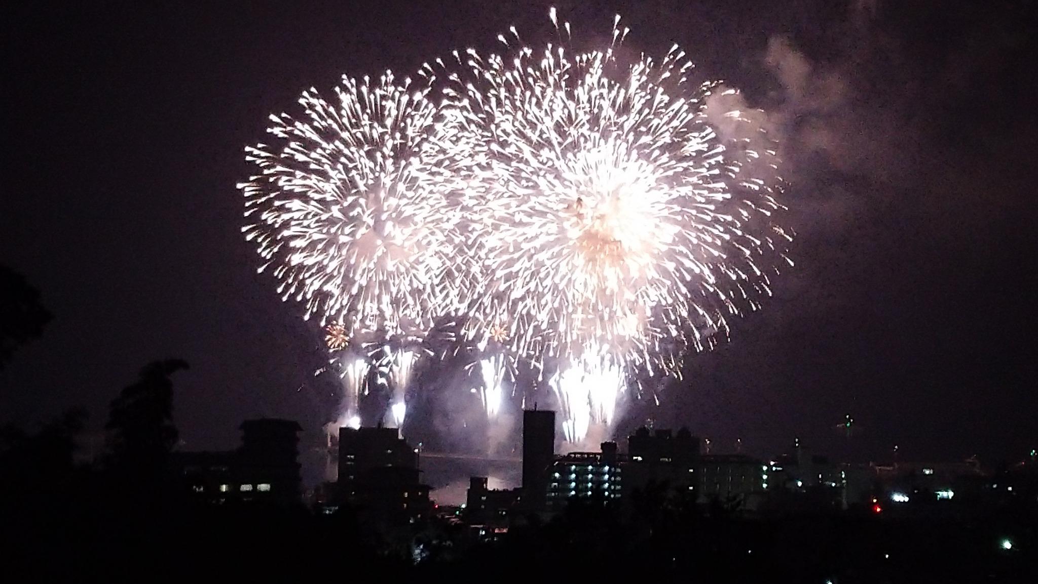 花火大会時はサイト内から鑑賞できます