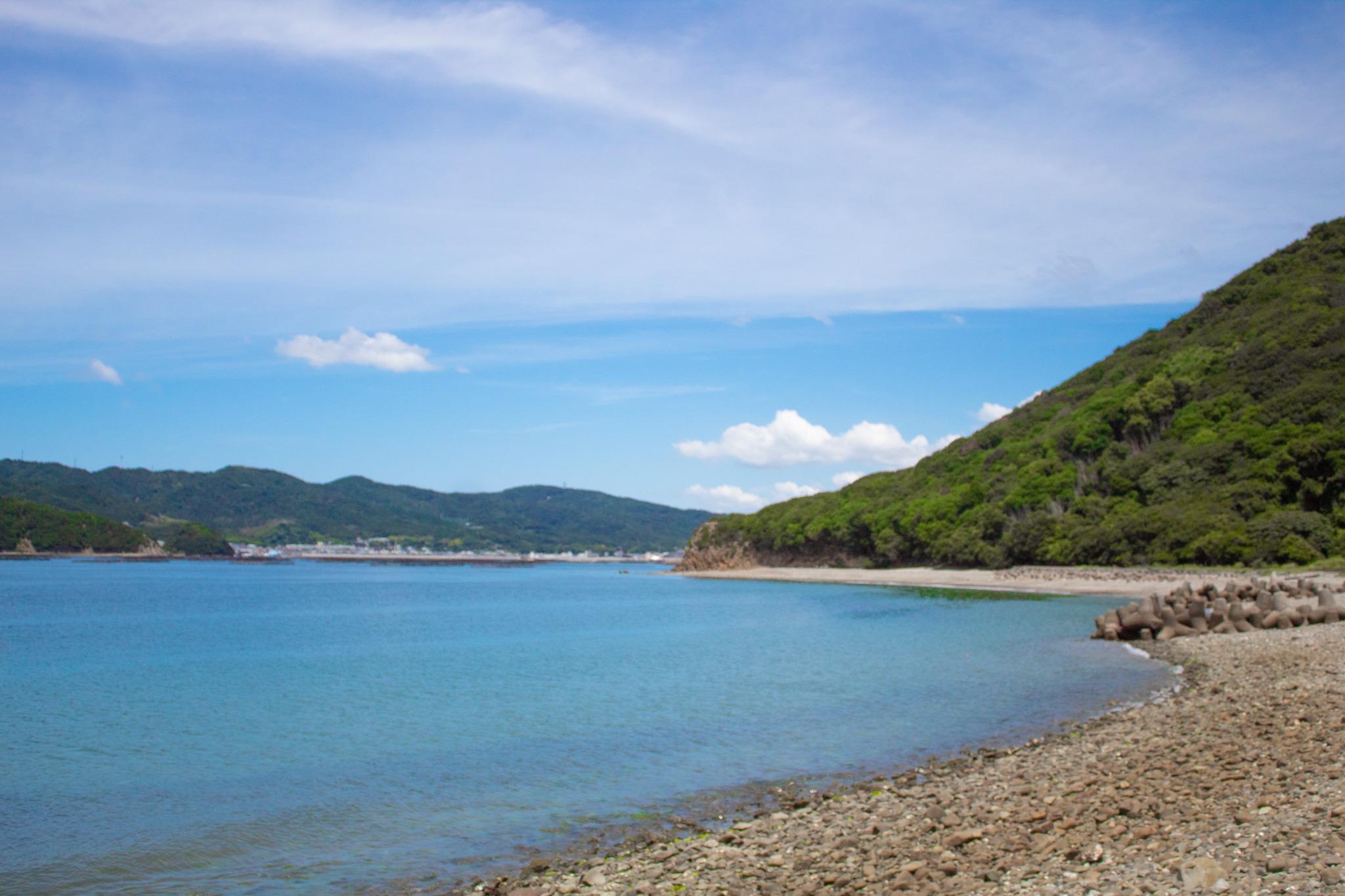 海や山が近くにあります