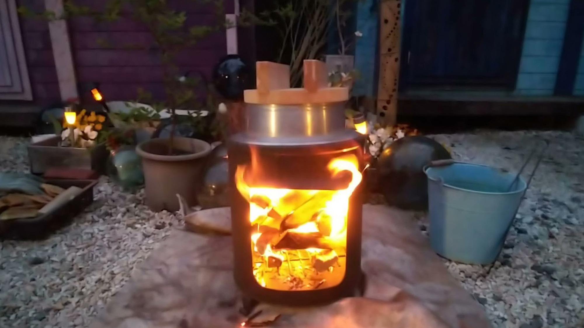 ・【釜戸ご飯炊きプラン】本格的な釜戸での炊飯体験。炊き立てご飯をお楽しみください