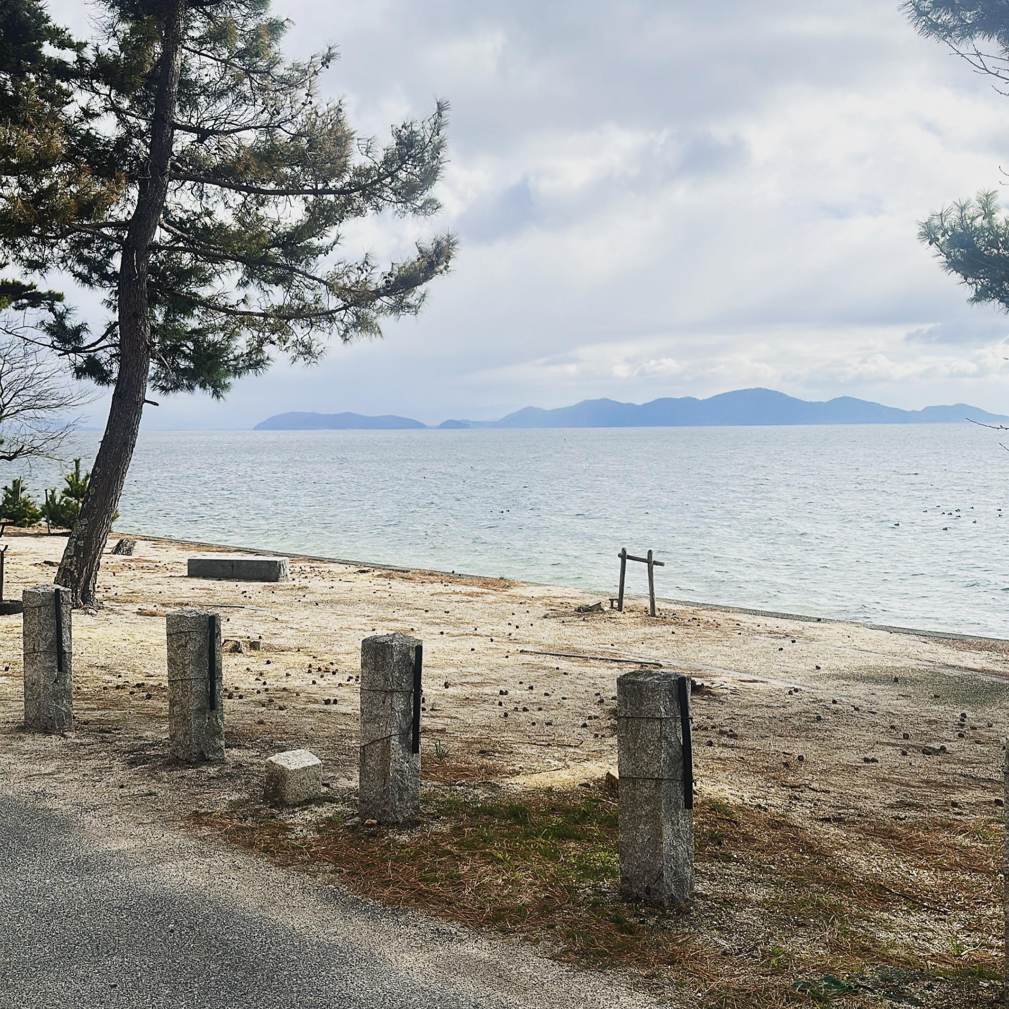 琵琶湖の畔でゆっくり過ごせます。
