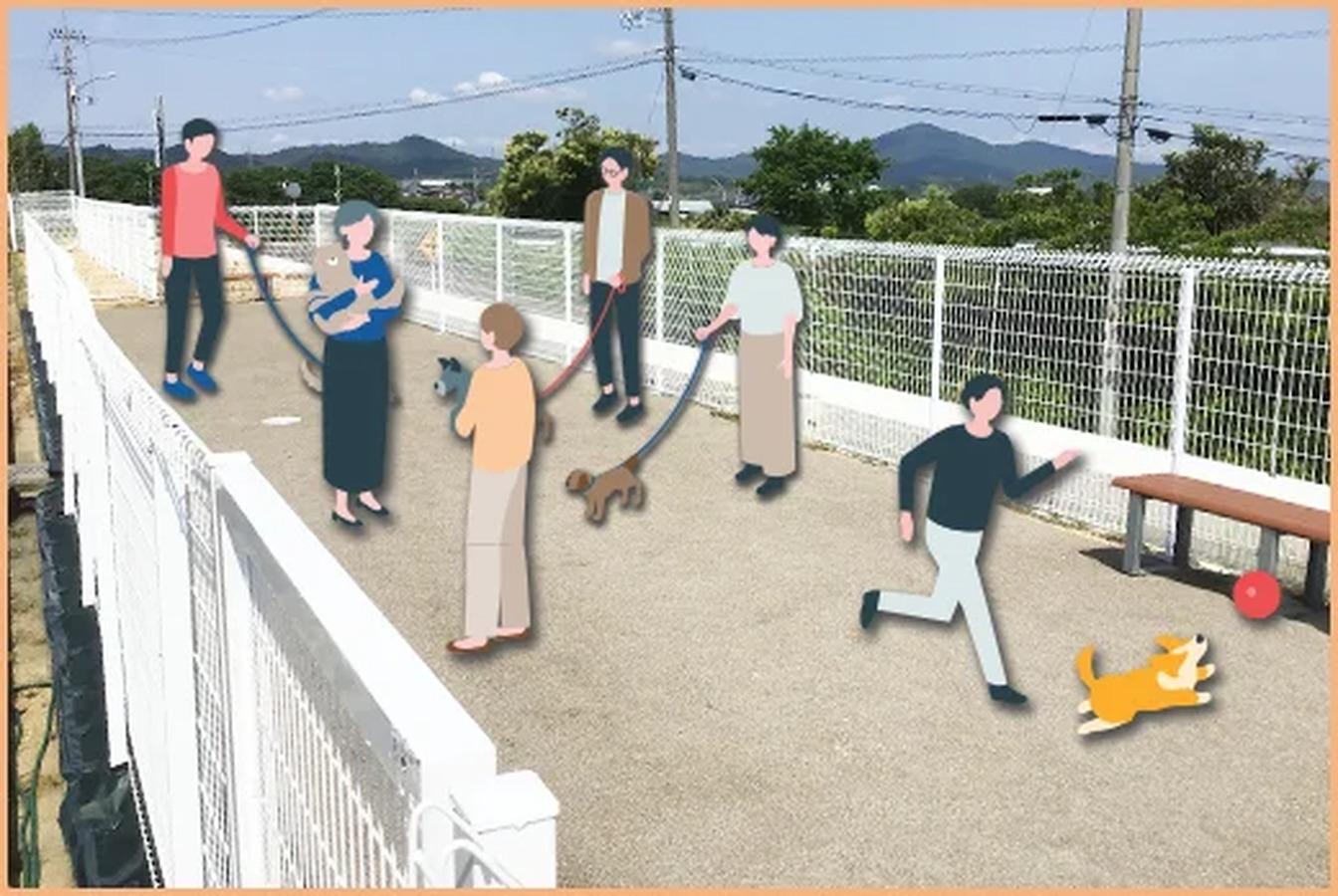 ドックラン：ドッグランは、ワンちゃんがリード無しで自由に走りまわれる施設です。 ワンちゃんのストレス解消はもちろんのこと、他のワンちゃんとふれあうことができ、〈ワンちゃんの社会性〉を身につけることができる貴重な場所でもあります。 　この施設が、ワンちゃんと飼い主のみなさんのみならず、ワンちゃんが好きな方々の出会いやコミュニケーションの場としてご活用いただければ幸いです。  ※当ドッグランは、当館施設（ご入浴・オートキャンプ等）ご利用のお客さま専用となります。