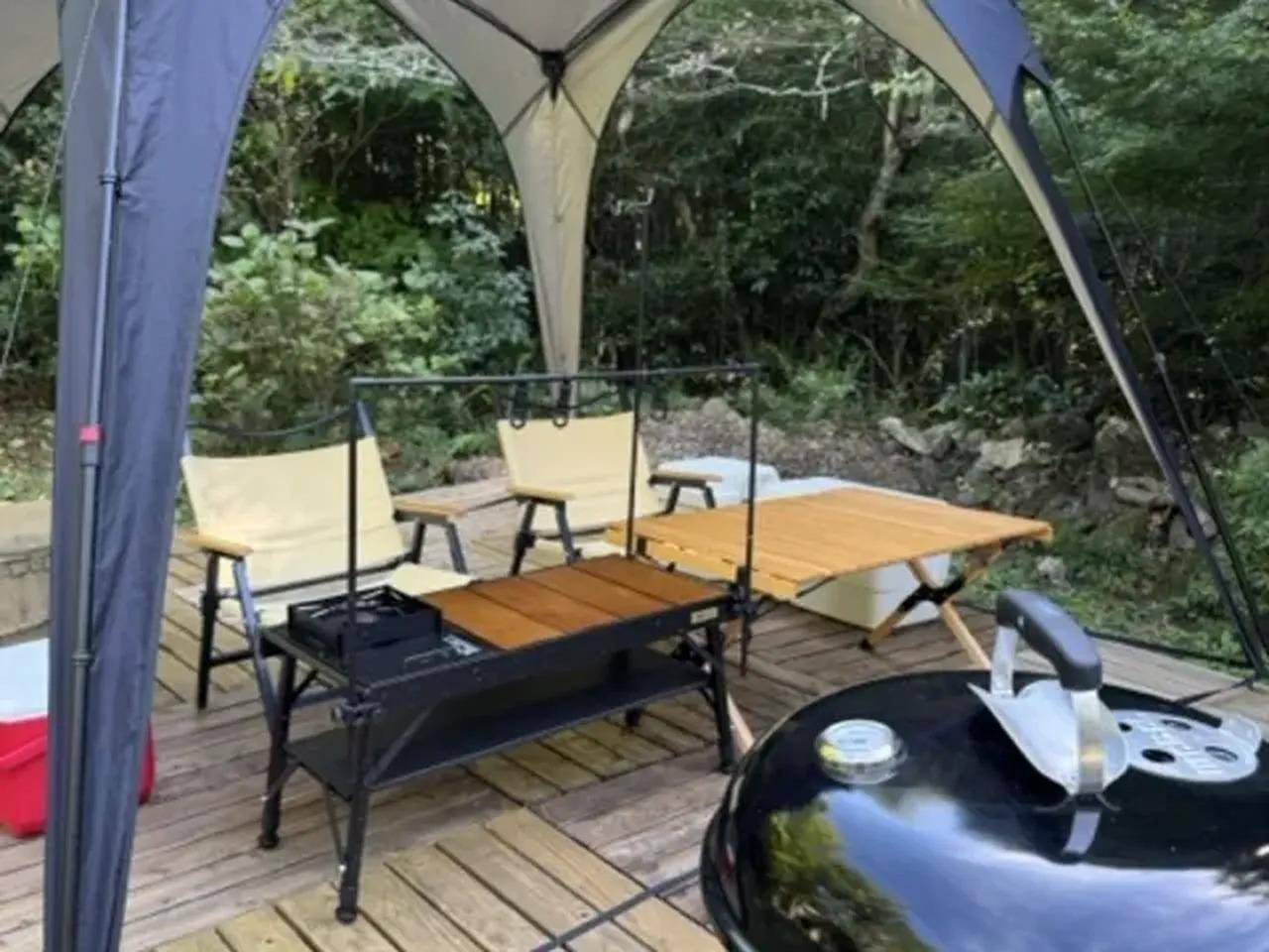 ウッドデッキエリアもあり、初心者やお子さんも安心して遊べます。