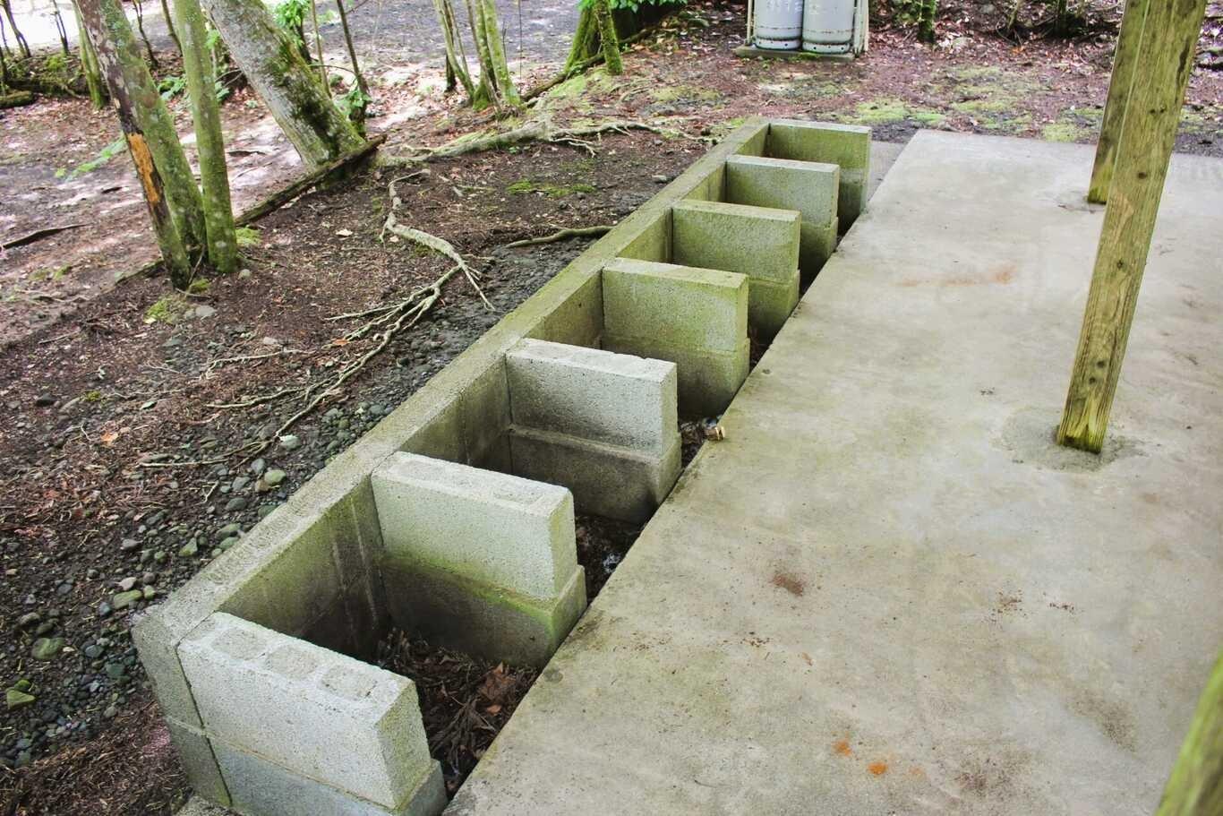 リニューアルした炊事場②　かまど