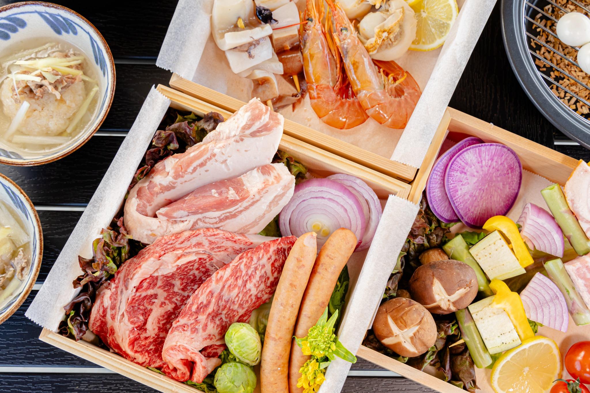 那須の食材をBBQで堪能