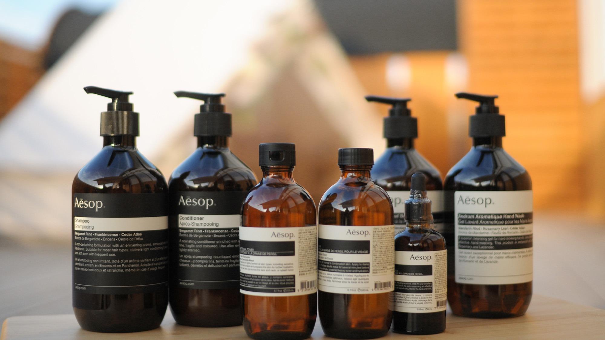 ・【アメニティ】植物原料を使ったこだわりのAesop（イソップ）のアメニティをご用意しています