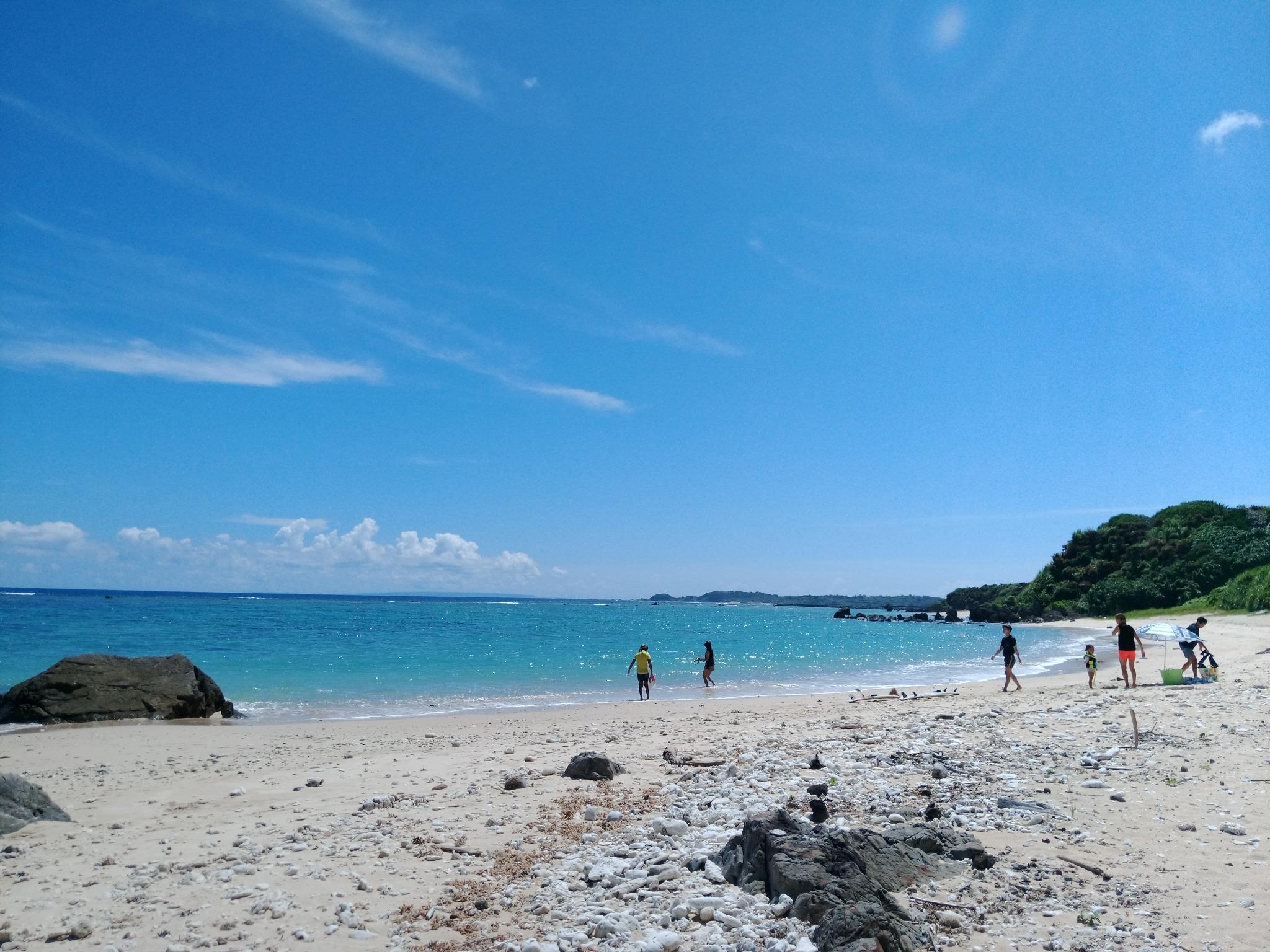 笠利周辺青い海