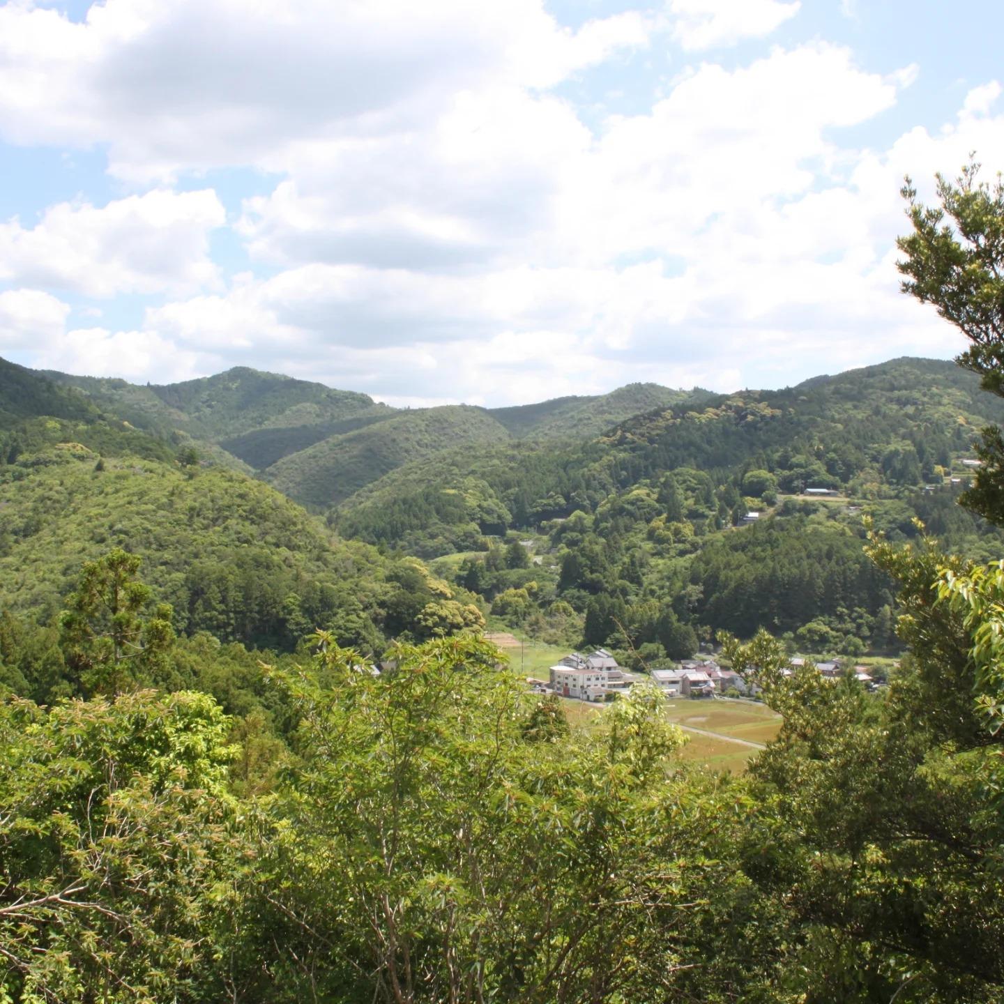 都会の喧騒を抜けると静かな里山の自然が広がっています。