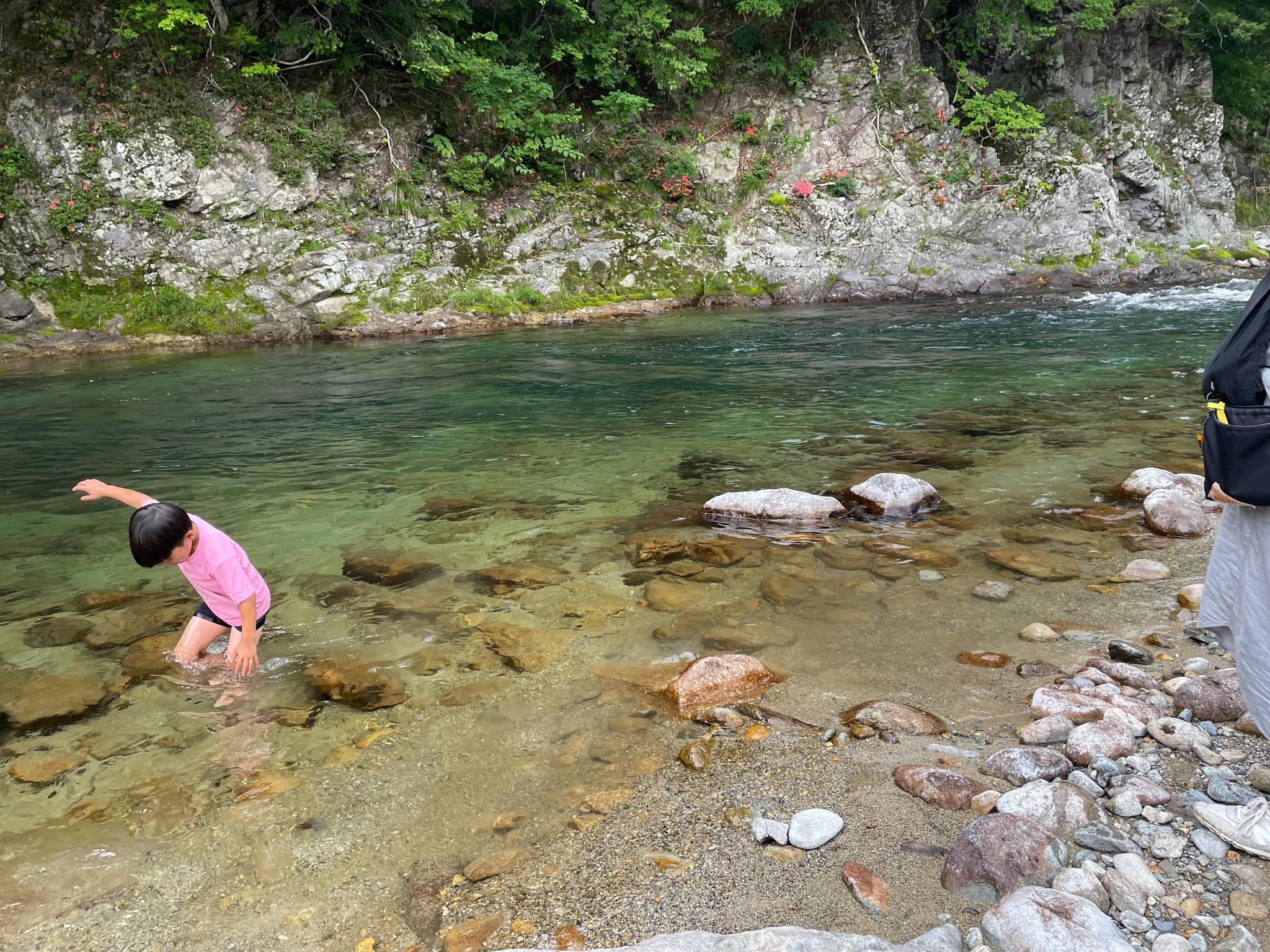 清流馬瀬川に降りれます