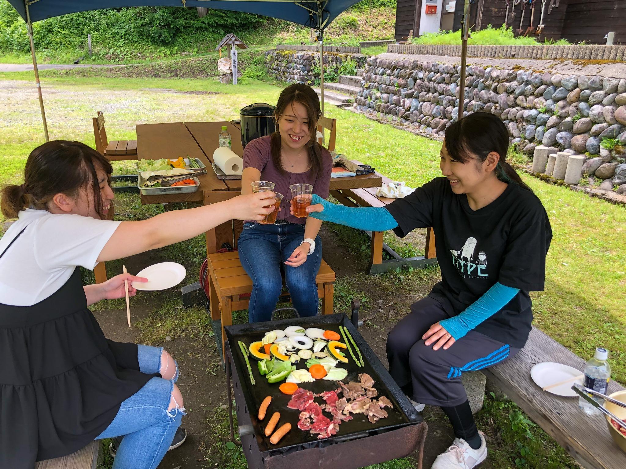 炭や鉄板等のレンタル一式もあります（予約制）