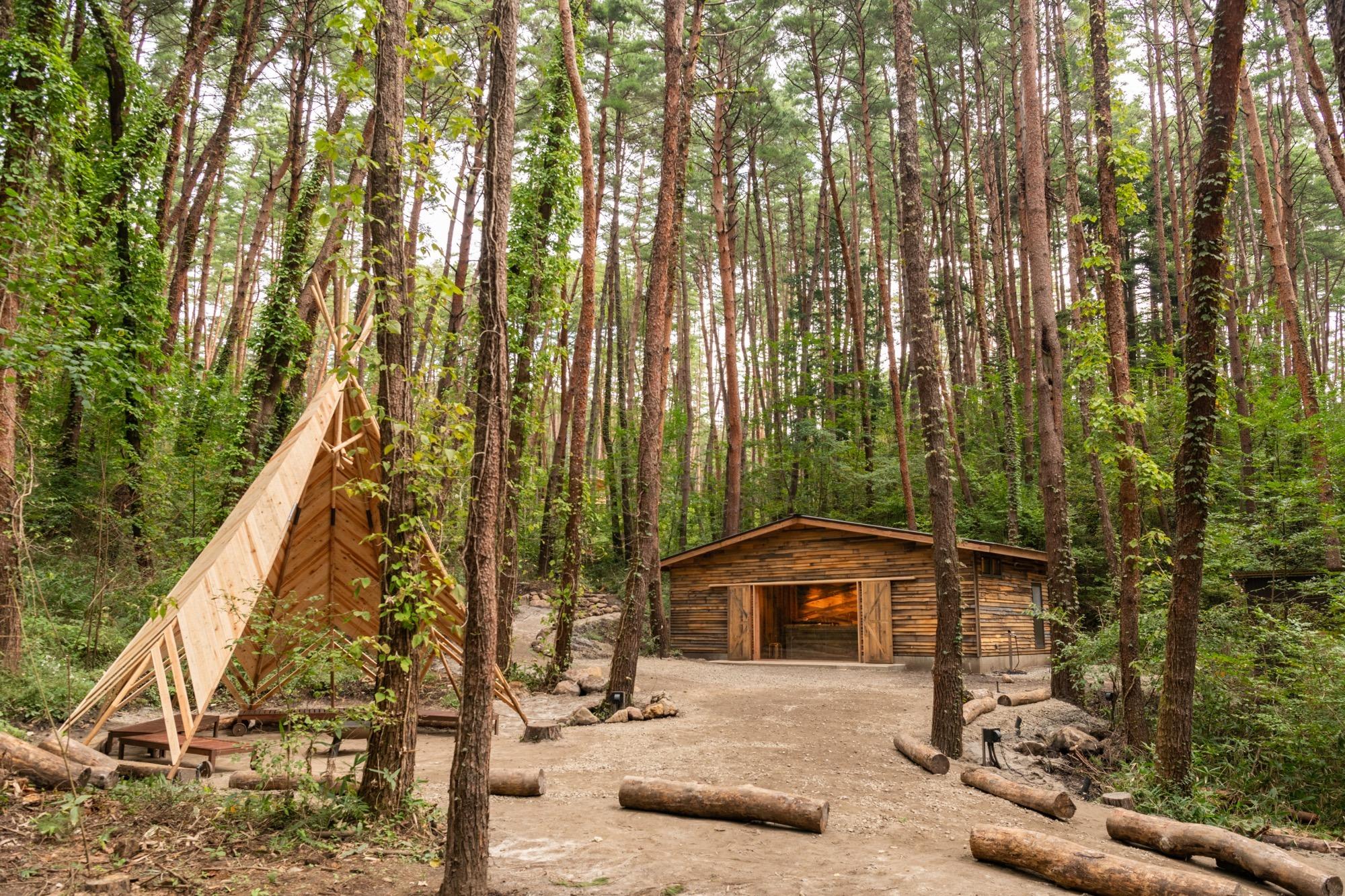 sauna area