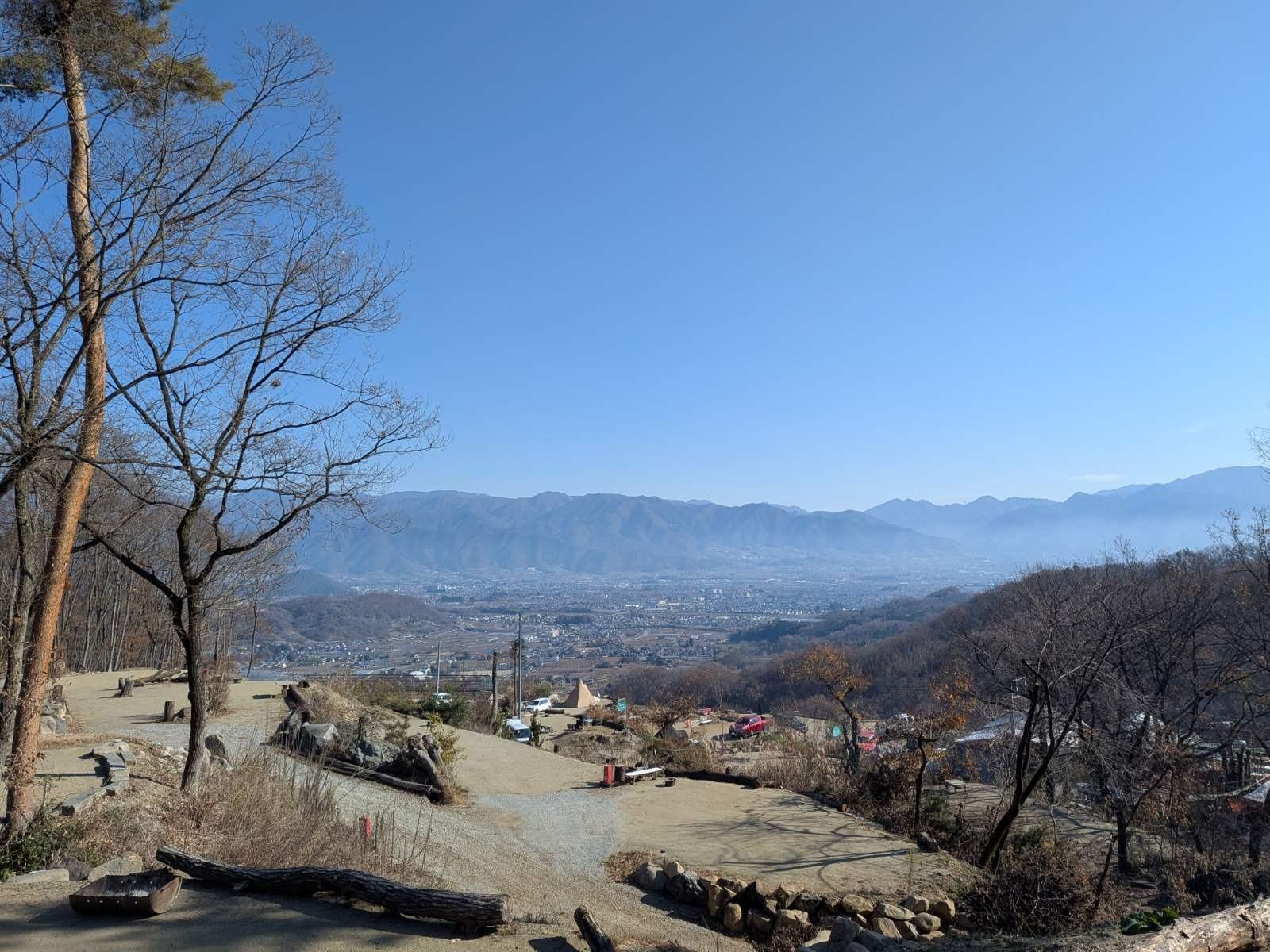 区画からの景色