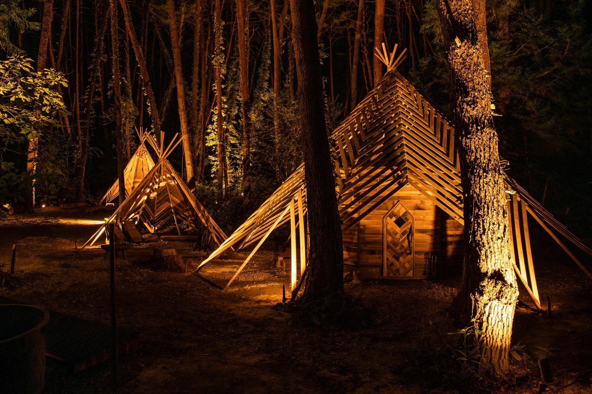 sauna area