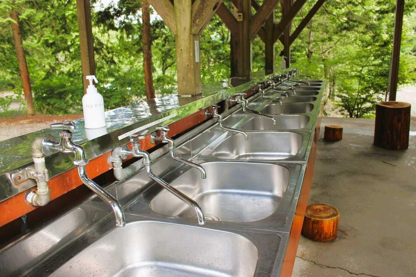 リニューアルした炊事場③　シンクの様子