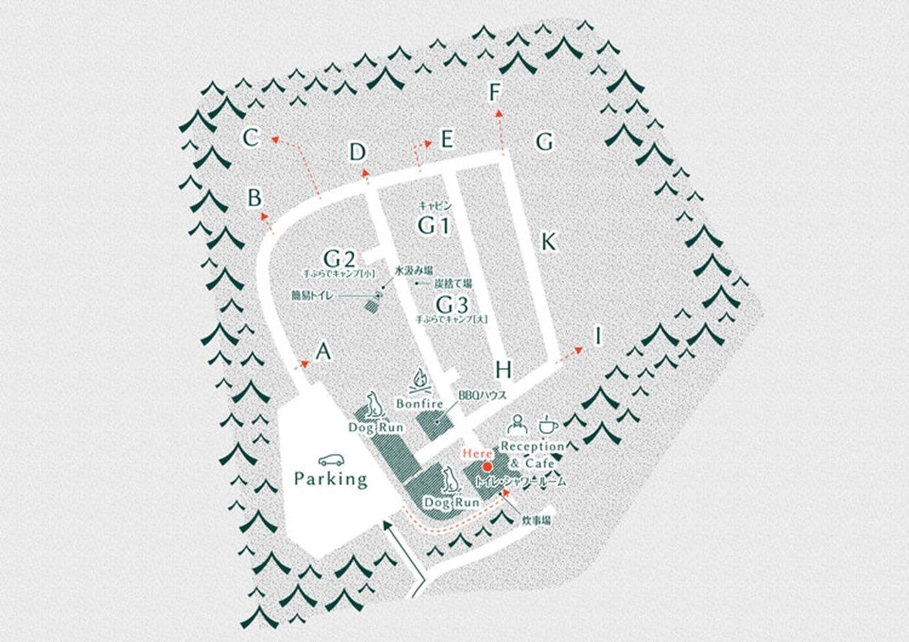 十楽の森　MAP