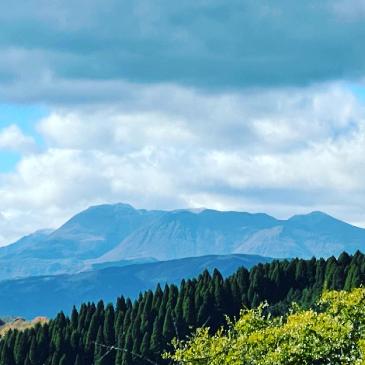 冬の九重連山、大船山