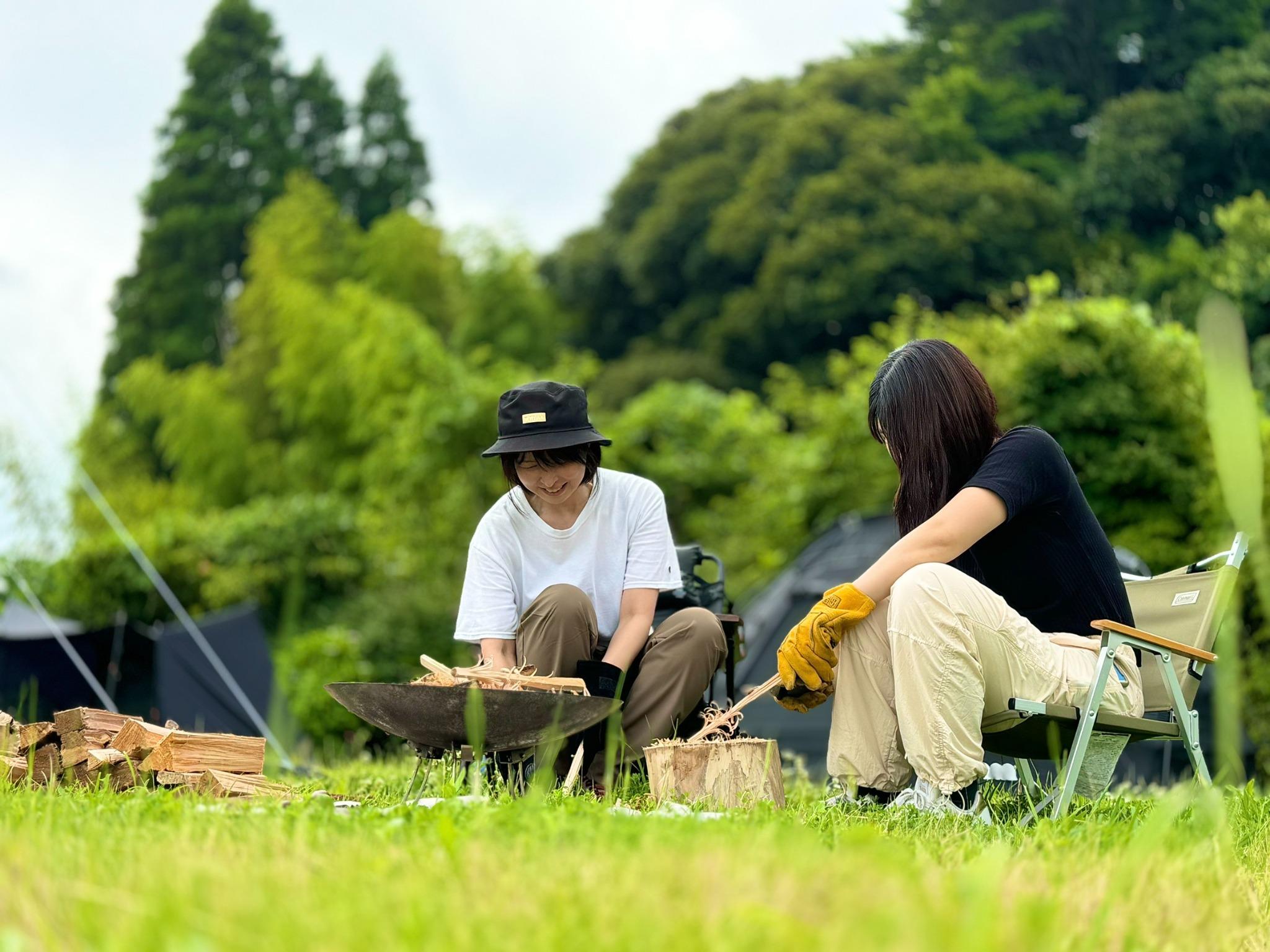 もちろん焚火も楽しめます！