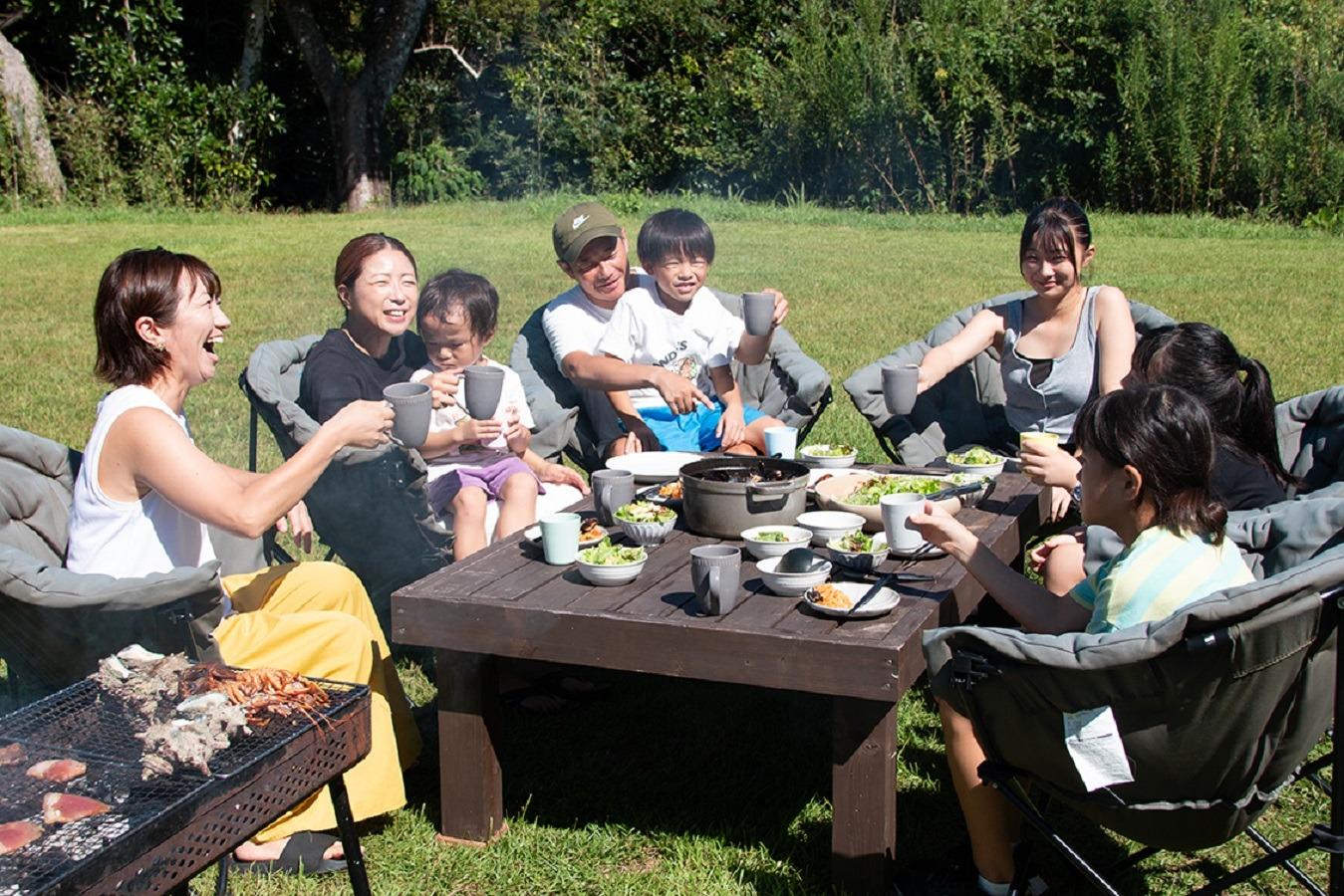 楽しいBBQの様子☆