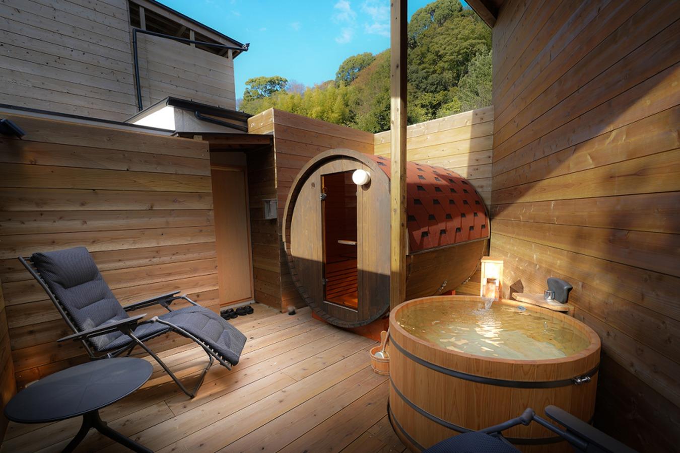 THE BASE GLAMPING YUGAWARAのサウナ（イメージ）
