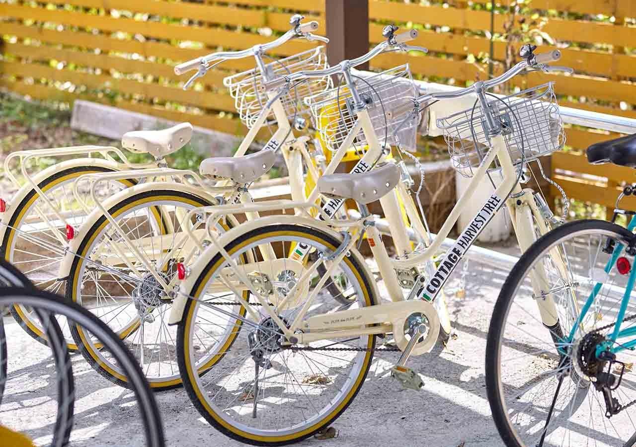 ・【レンタサイクル】ジュニアバイク（3台）を完備。お子様もご利用いただけます