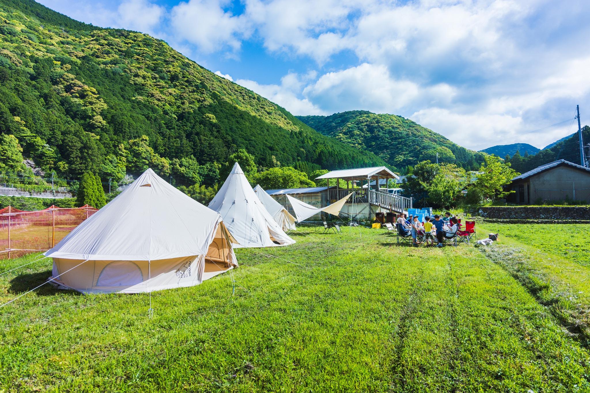 キャンプ場の風景