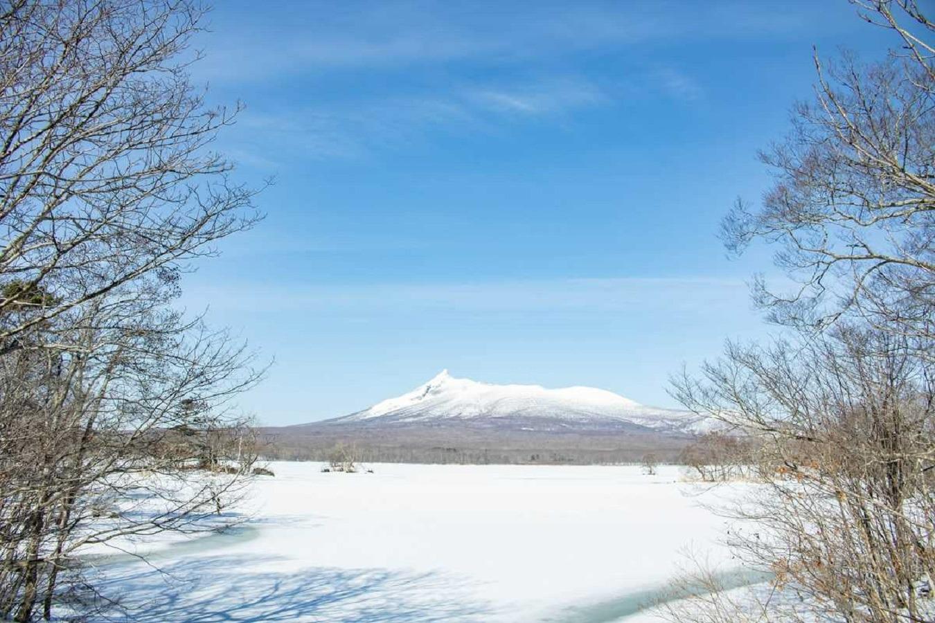 目の前が大沼国定公園！絶景を眺めながら朝の散歩や氷上アクティビティも楽しめます