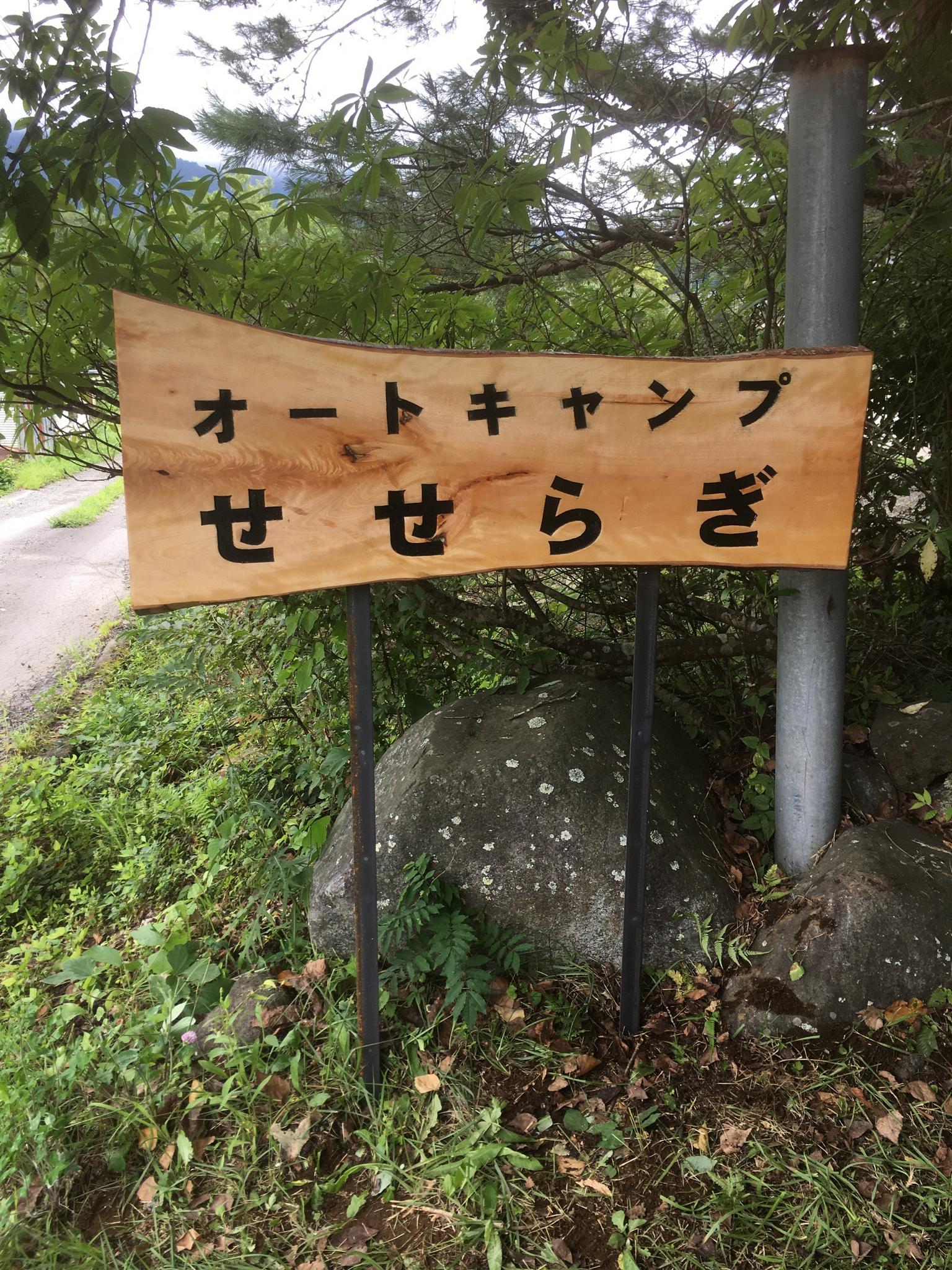 入口付近　看板