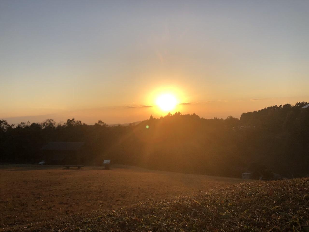 施設からの景観（夕日）①