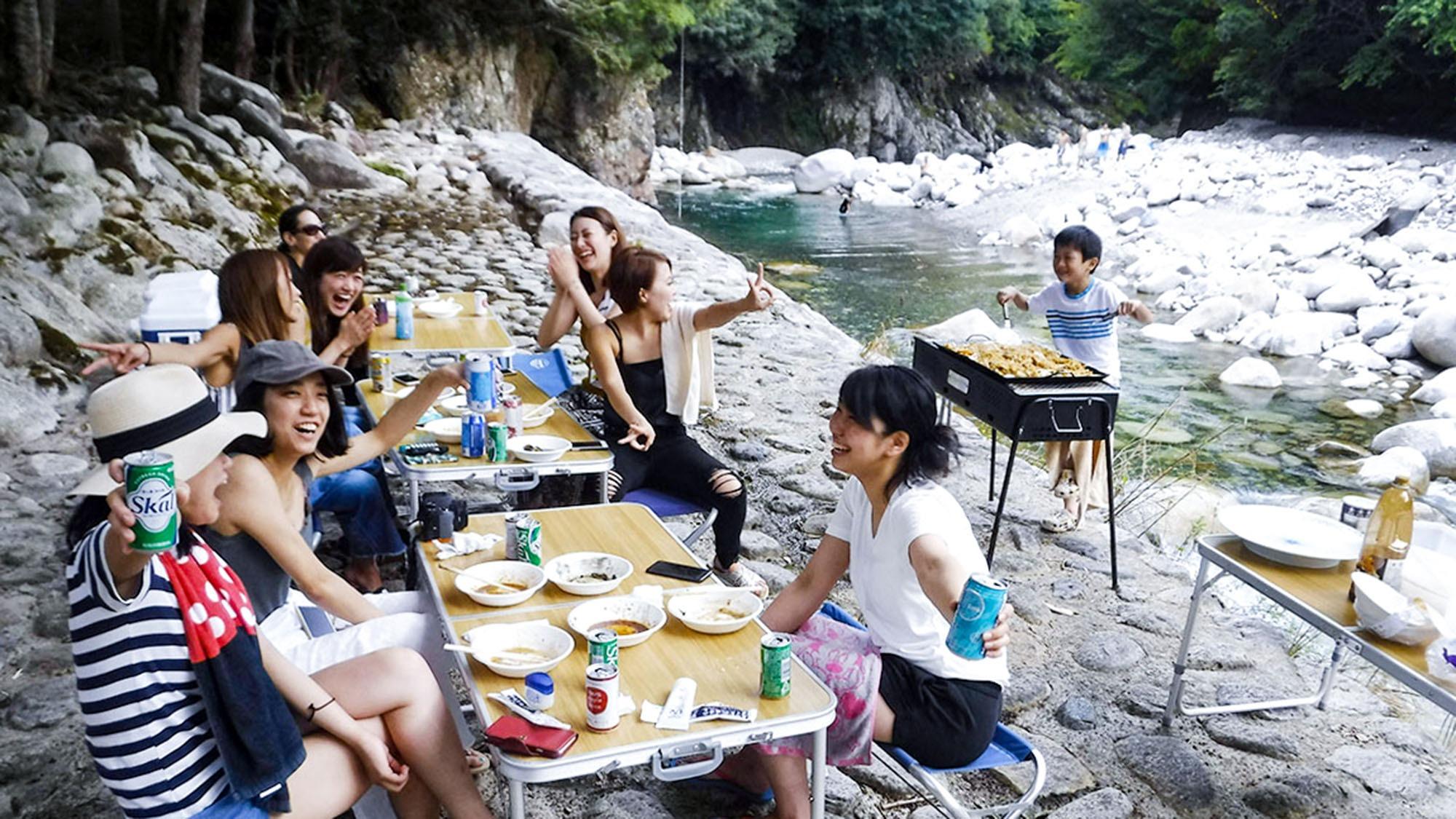 ・【BBQ】川沿いのBBQで思い出作りはいかがでしょうか？