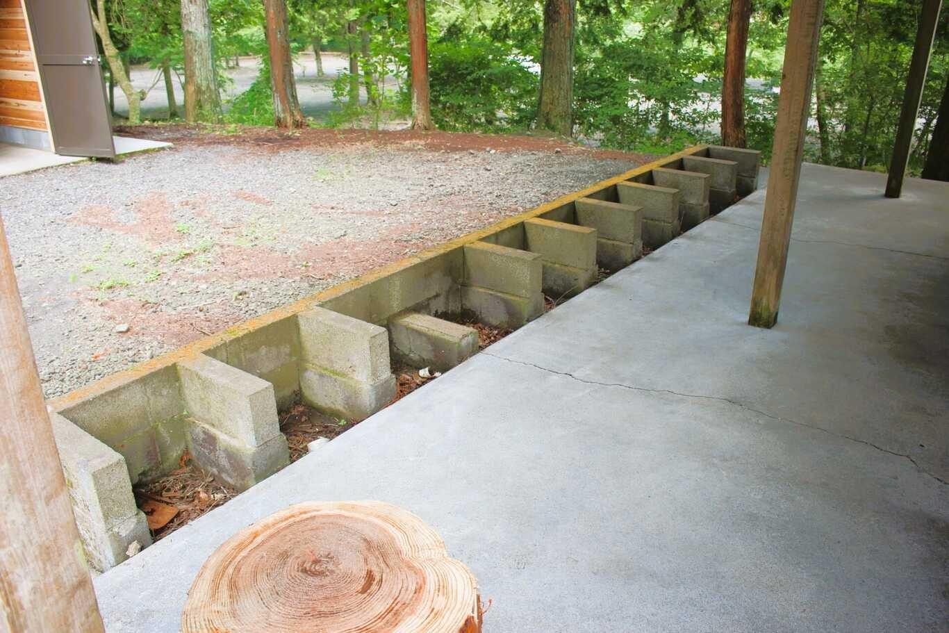 リニューアルした炊事場③　かまど