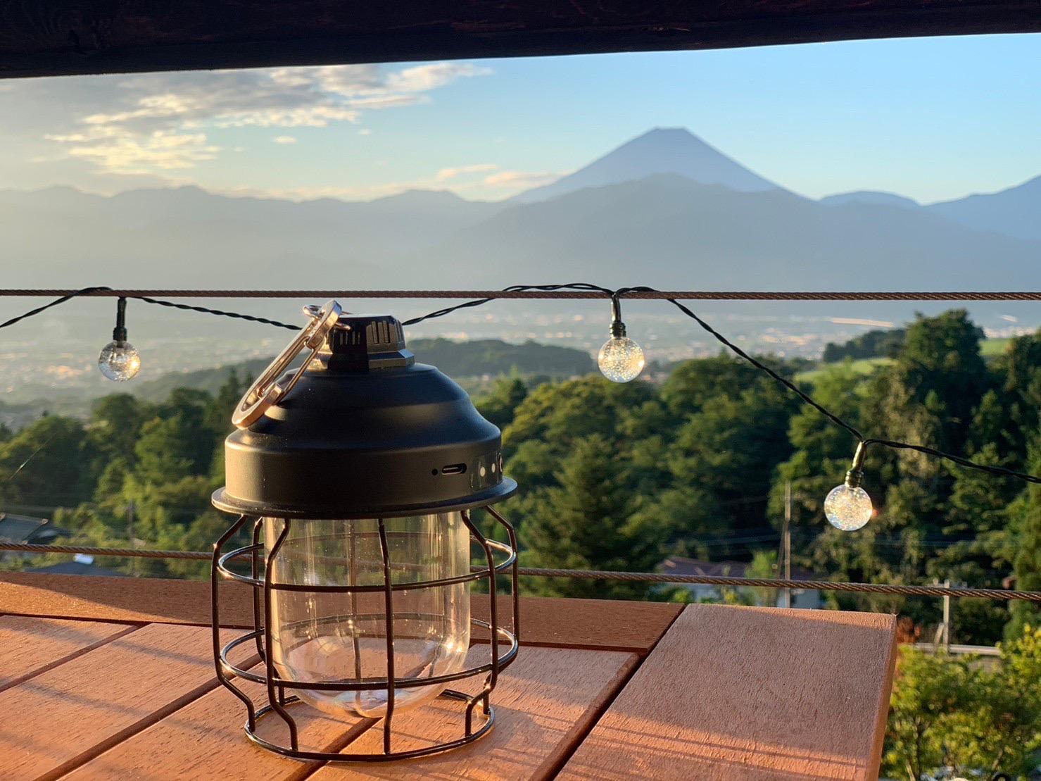 南アルプスからの富士山