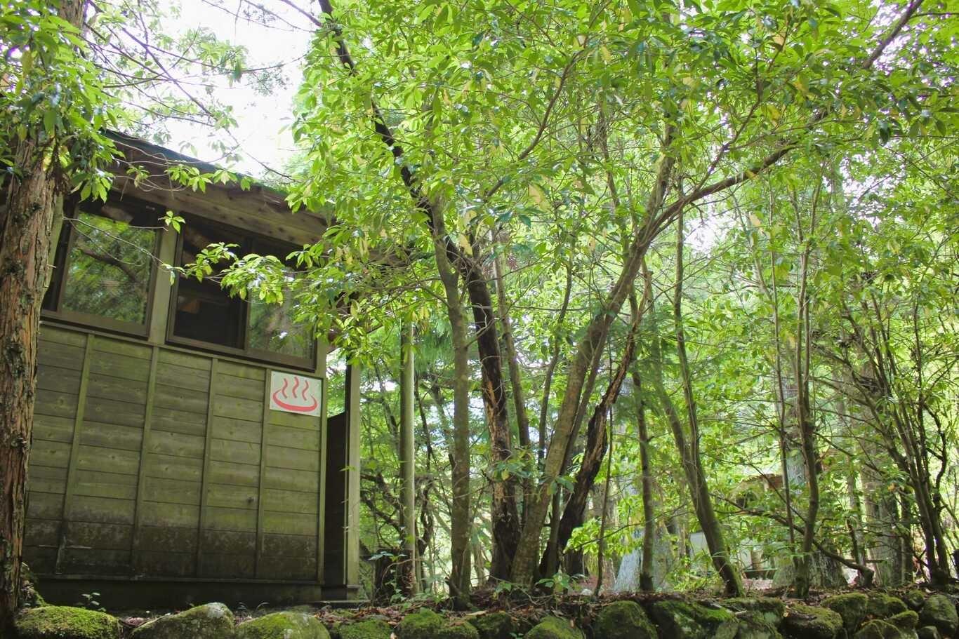 有料の家族風呂の外観