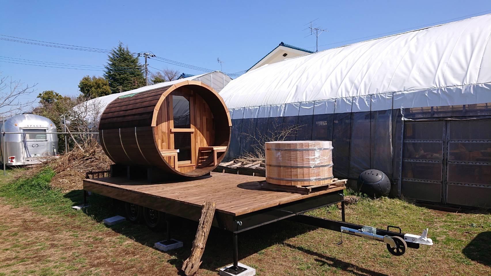 あつまれ‼ぶどうの森GLAMPING FIELDのサウナ（イメージ）