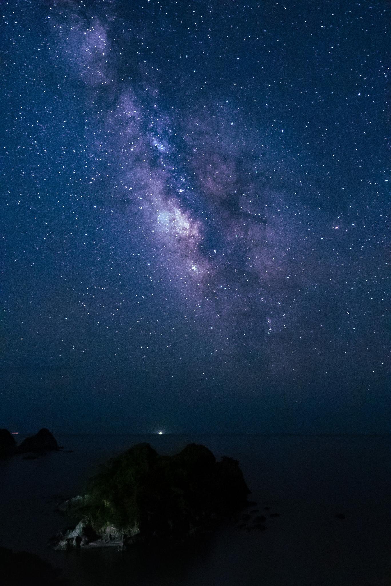 夜には満点の星空が！