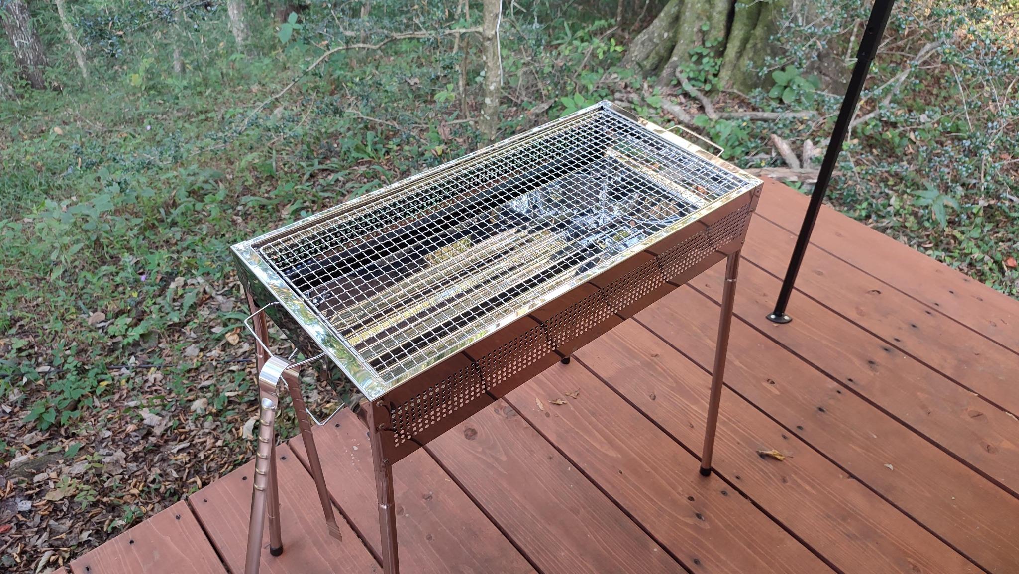 大きなBBQコンロも設置しております