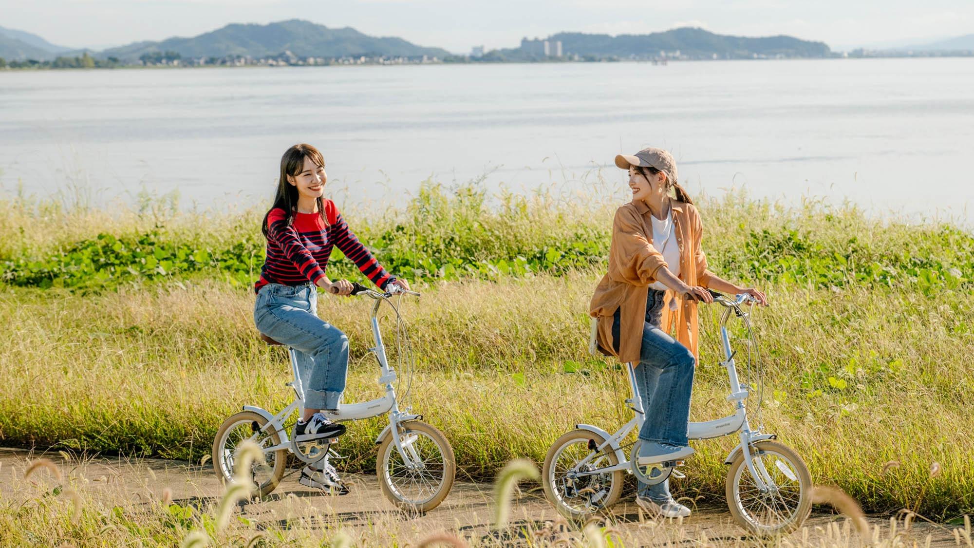 ・【サイクリング】琵琶湖周辺を自転車でスイスイ。風を切って走る心地の良い時間