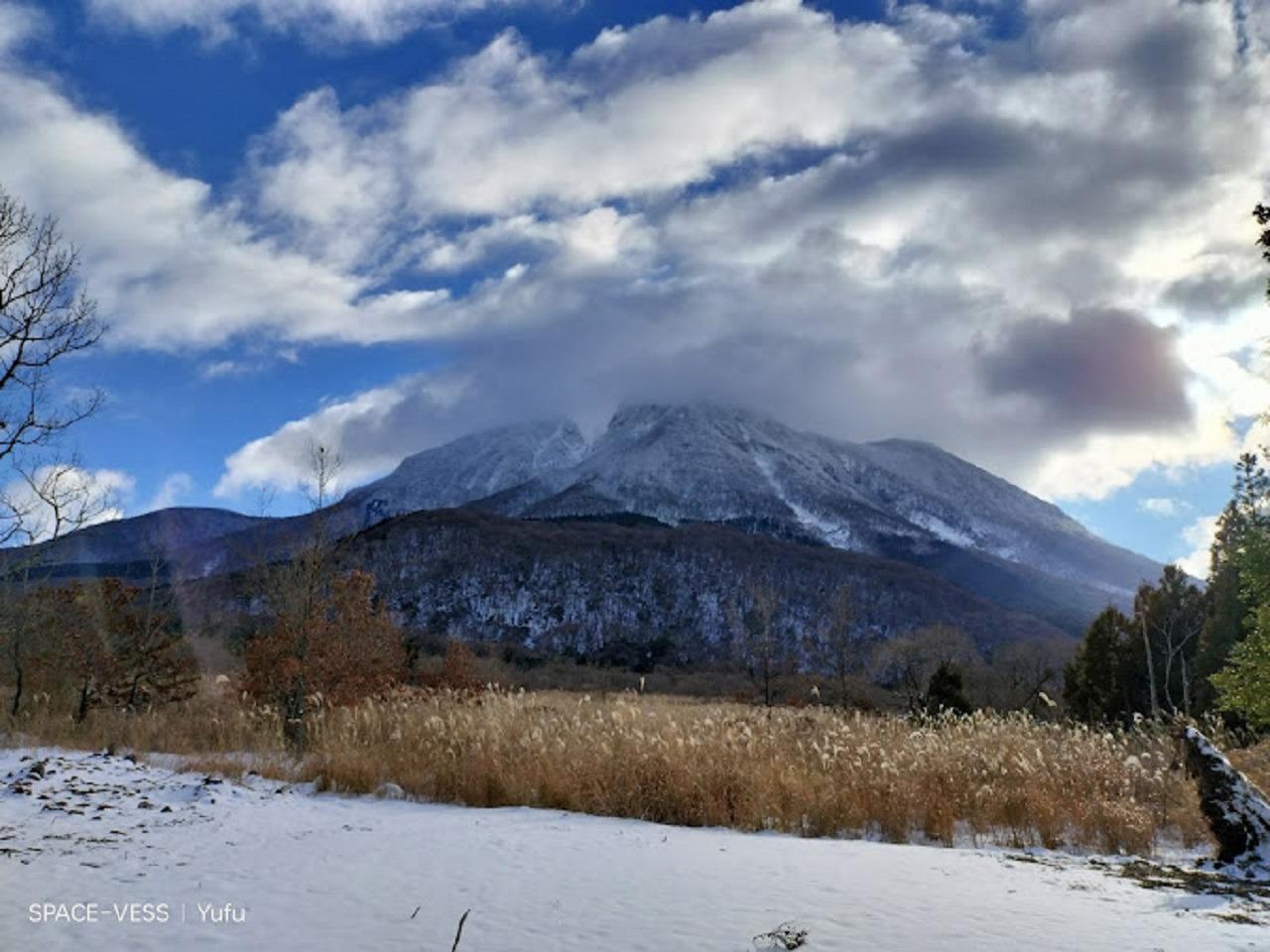 由布岳　冬